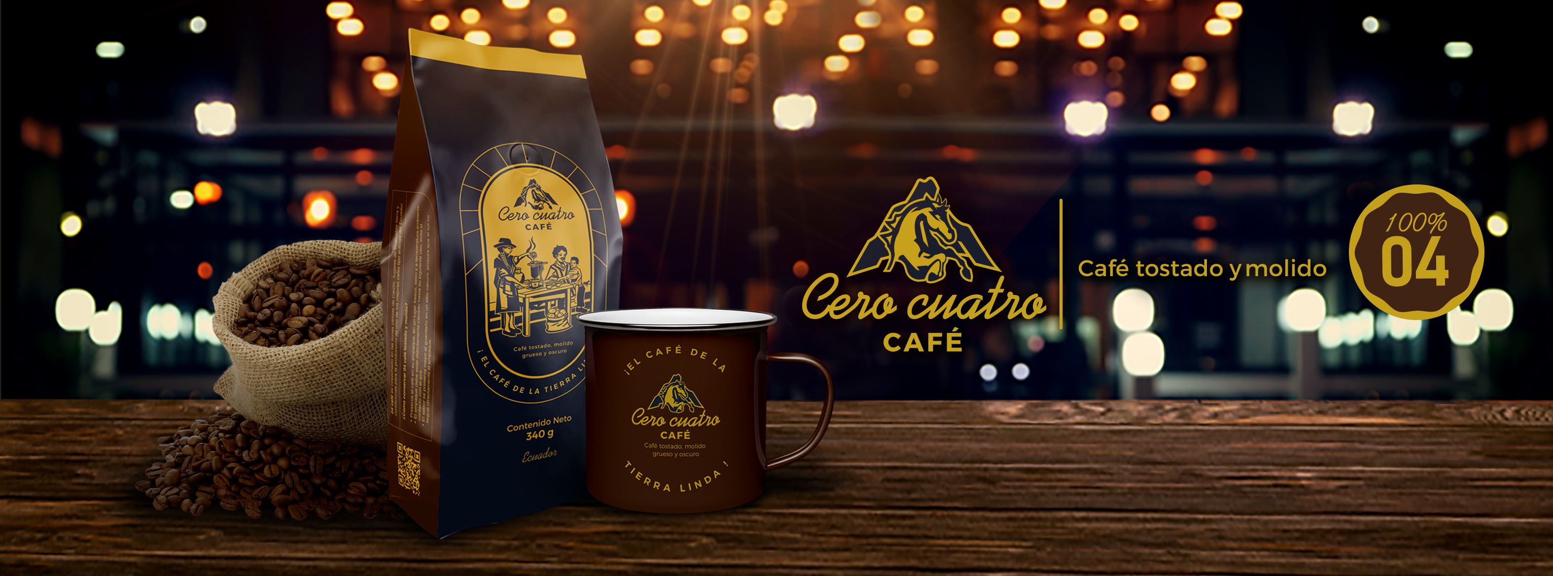 Cero Cuatro Café · café tostado y molido